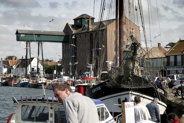 Harbour at Wells-next-the-Sea in Norfolk